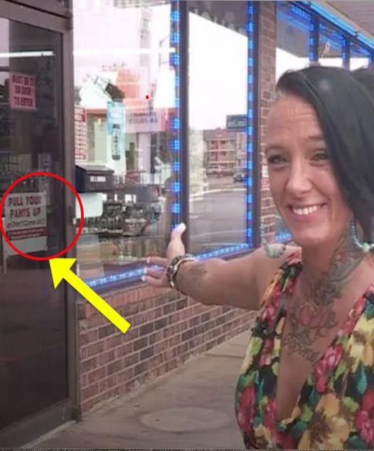 After placing an ‘offensive’ sign in their window, a liquor store in Oklahoma sparked debate.