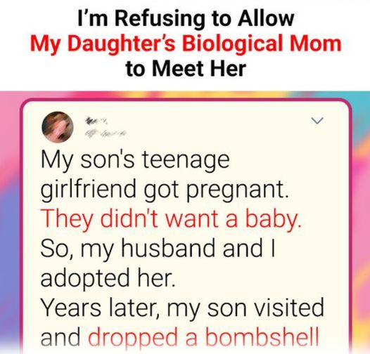 I’m Refusing to Allow My Daughter’s Biological Mom to Meet Her