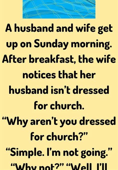A Husband And Wife Get Up…